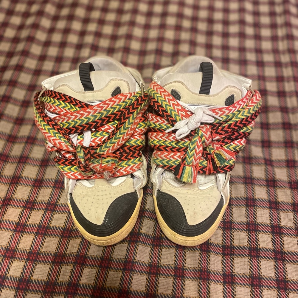 Lanvin Multicolor High-Top Sneakers